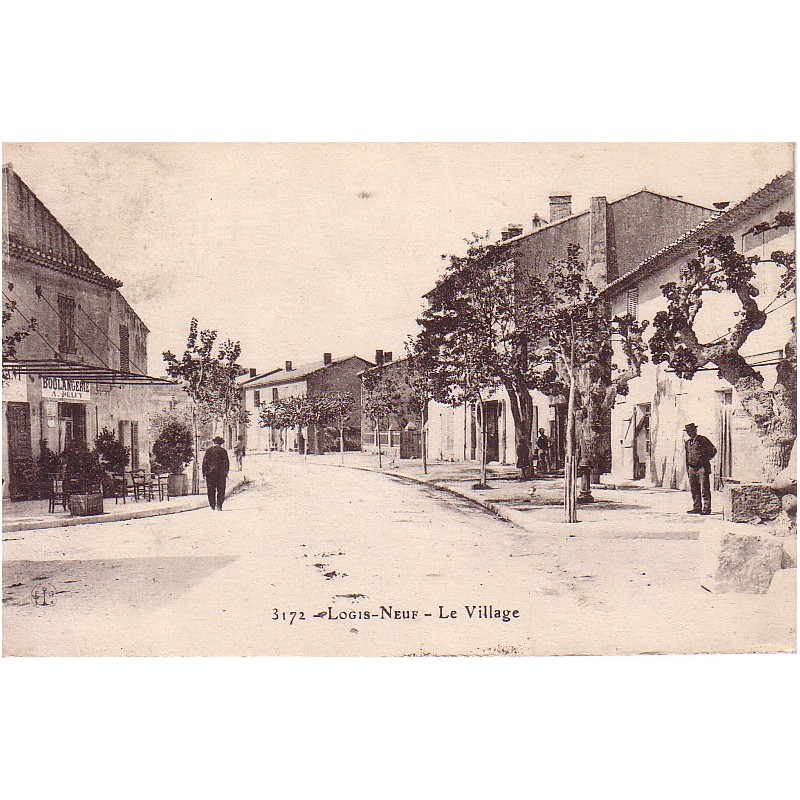 ALLAUCH - LOGIS-NEUF - LE VILLAGE - CARTE DATEE DE 1922.