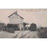 PONT-LEVOY - LA GARE - ANIMATION - TRAIN - CARTE DATEE DE 1916.