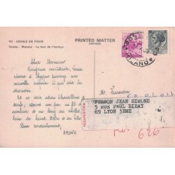 ITALIE - PERIPLE AMORA 1968-69 -  MOUTARDE - AMORA - ESCALE EN ITALIE - COTE 30€.