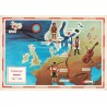 ISLANDE - CROISIERE 1967-68 - AMORA - CARTE ITINERAIRE DU PERIPLE AMORA - COTE 50€.