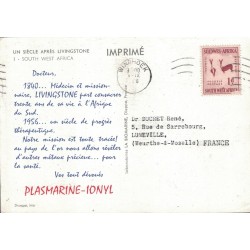 CROISIERE UN SIECLE APRES LIVINGSTONE - N°1 - NAMIBIE - SOUTH WEST AFRICA - WINDHOEK - PLASMARINE - IONYL.