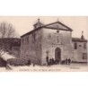 COUDOUX - PLACE DE L'EGLISE - ANIMATION - BERGER AVEC MOUTONS - CARTE DATEE DE 1914.