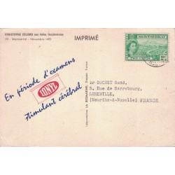 CHRISTOPHE COLOMB AUX INDES OCCIDENTALES - N°7 - MONTSERRAT - PLASMARINE - 1955-1956.