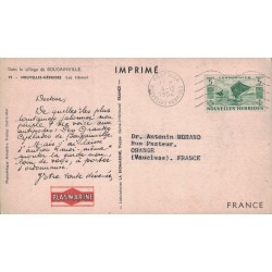 DANS LE SILLAGE DE BOUGAINVILLE - N°6 - NOUVELLES HEBRIDES - LES TABOUS - IONY L- PLAMARINE - 1954-1955 - COTE 30€.
