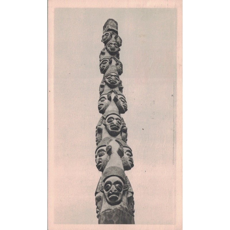 LA COTE D'AFRIQUE PAR PLASMARINE ET IONYL - CAMEROUN - TOTEM SCULPTE - PLASMARINE IONYL - 1952-1953.