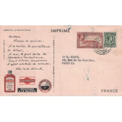 LA COTE D'AFRIQUE PAR PLASMARINE ET IONYL - GIBRALTAR. - LA POINTE DE L'EUROPE - PLASMARINE IONYL - 1952-1953 - COTE 25€.