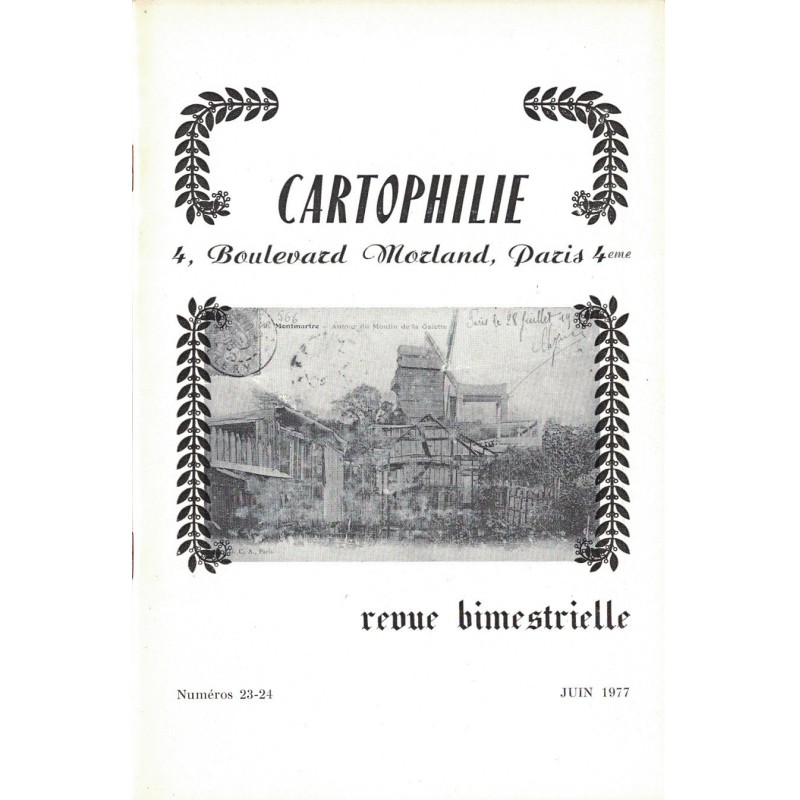 LIBRAIRIE CARTOPHILIQUE - N°23-24 - 1977.