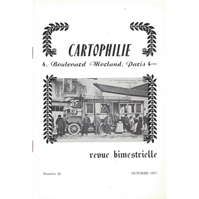 LIBRAIRIE CARTOPHILIQUE - N°25 - 1978.