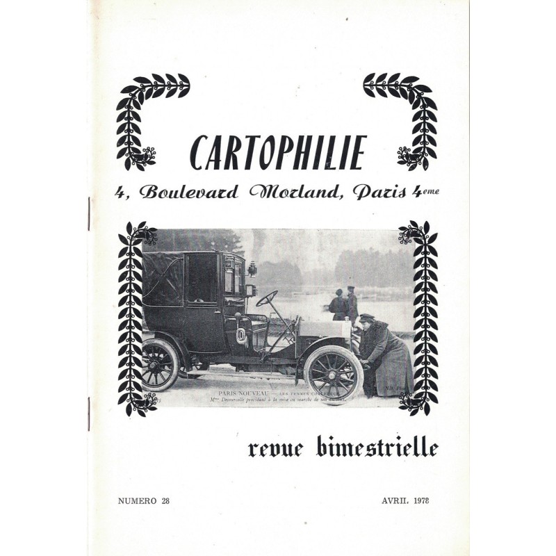 LIBRAIRIE CARTOPHILIQUE - N°28 - 1978.