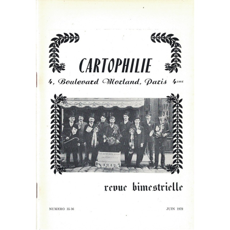 LIBRAIRIE CARTOPHILIQUE - N°35-36 - 1979.
