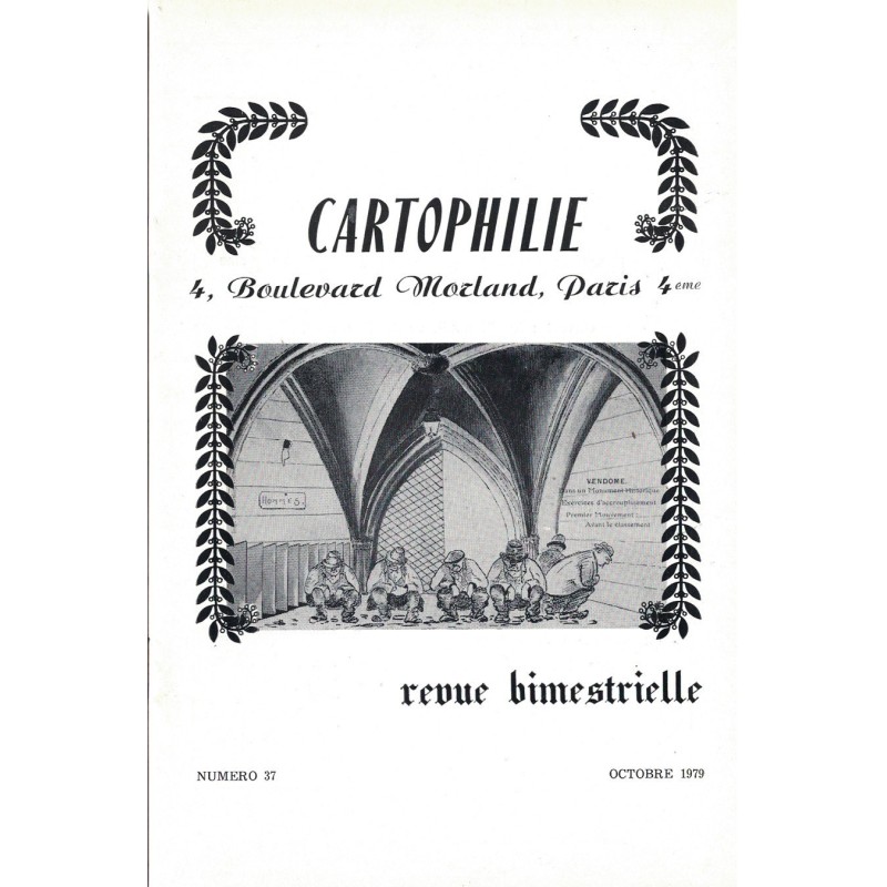 LIBRAIRIE CARTOPHILIQUE - N°37 - 1979.