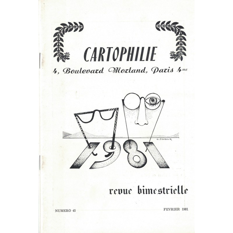 LIBRAIRIE CARTOPHILIQUE - N°45 - 1981.