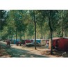 LA GRANDE MOTTE - LE CAMPING - VOITURE - VUE GENERALE - NON CIRCULEE.