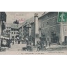 GUILLESTRE - LA PLACE ALBERT - ANIMATION - CARTE AVEC TEXTE.