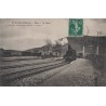 UZER - LA GARE - LOCOMOTIVE - CARTE DATEE DE 1912 - RARE