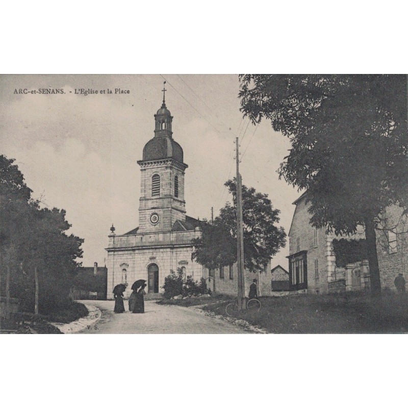 ARC ET SENANS - L'EGLISE ET LAPLACE - CARTE NEUVE.