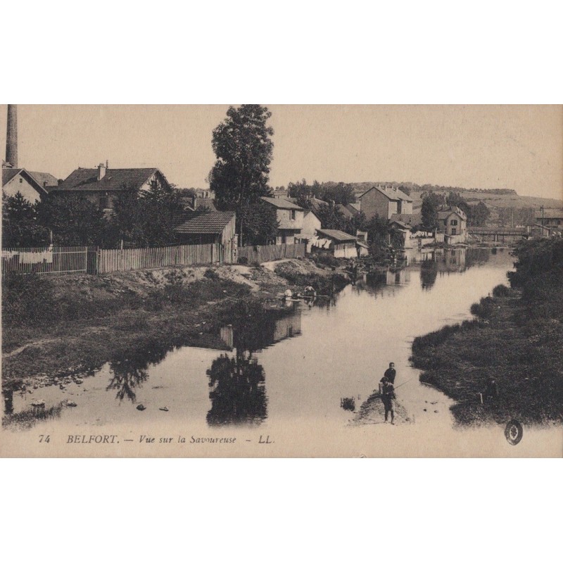 BELFORT - VUE SUR LA SAVOUREUSE - CARTE NON CIRCULEE.