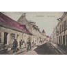 MANTHELAN - RUE NATIONALE - ANIMATION - CARTE COLORISEE - DATEE DE 1911.