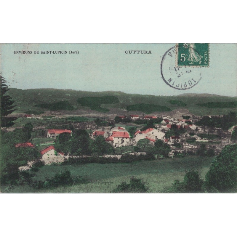 CUTTURA - ENVIRON DE SAINT-LUPICIN - CARTE DATEE DE 1907.