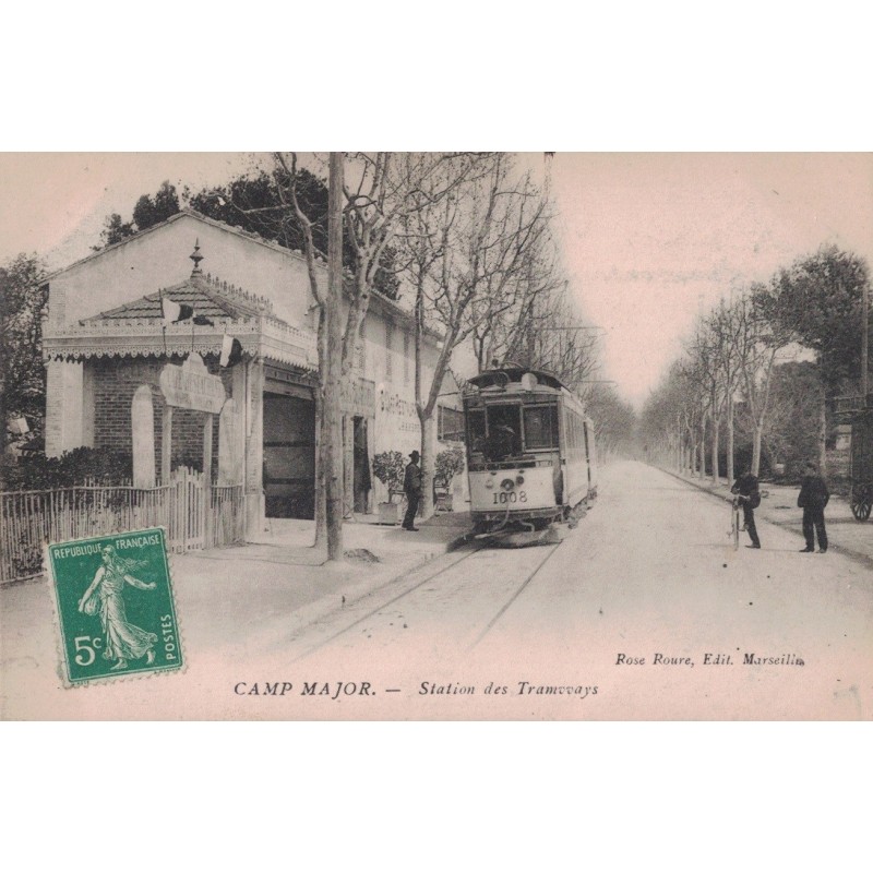 copy of copy of MARSEILLE - COURS BELSUNCE - CARTE DATEE DE 1908.