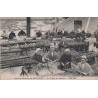 DOUARNENEZ - LE SECHAGE DES SARDINES - INDUSTRIE DE LA SARDINIERE - ANIMATION - CARTE NON CIRCULEE.