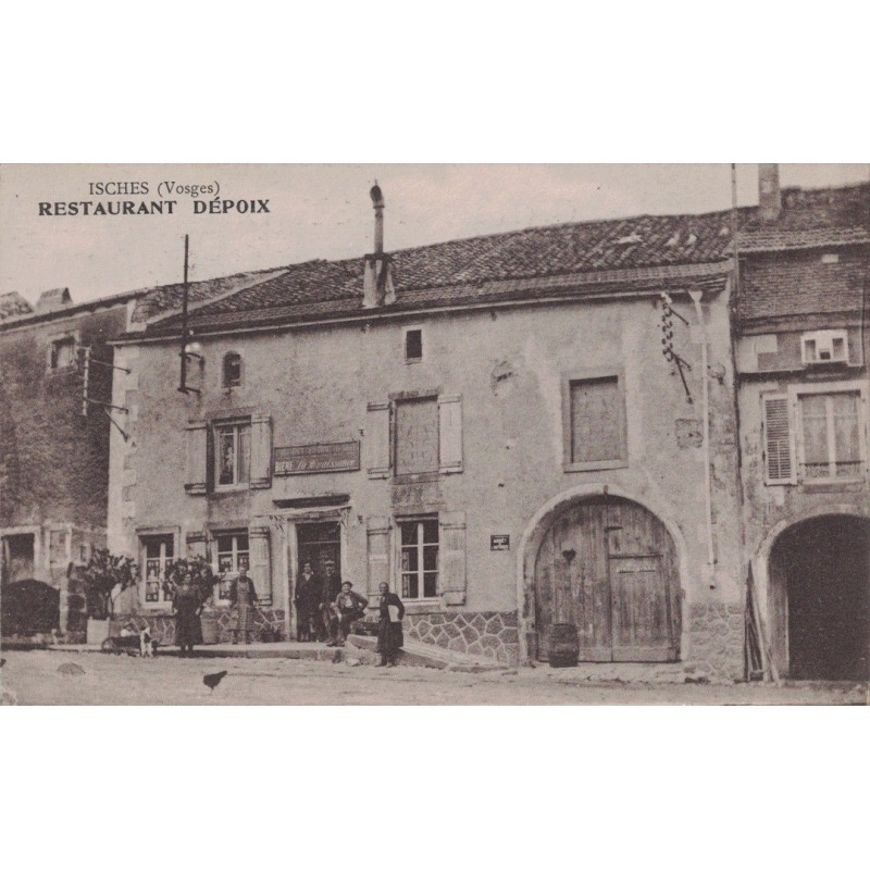 ISCHES - RESTAURANT DEPOIX - ANIMATION - CARTE NON CIRCULEE.