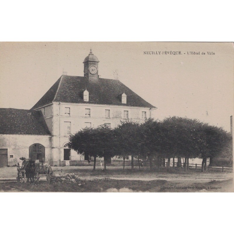NEUILLY L'EVEQUE - L'HOTEL DE VILLE - CARTE NON CIRCULEE.