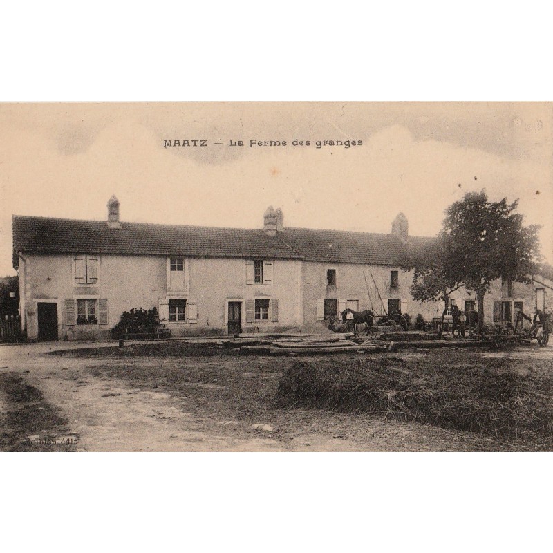 MAATZ - LA FERME DES GRANGES - CARTE NON CIRCULEE.