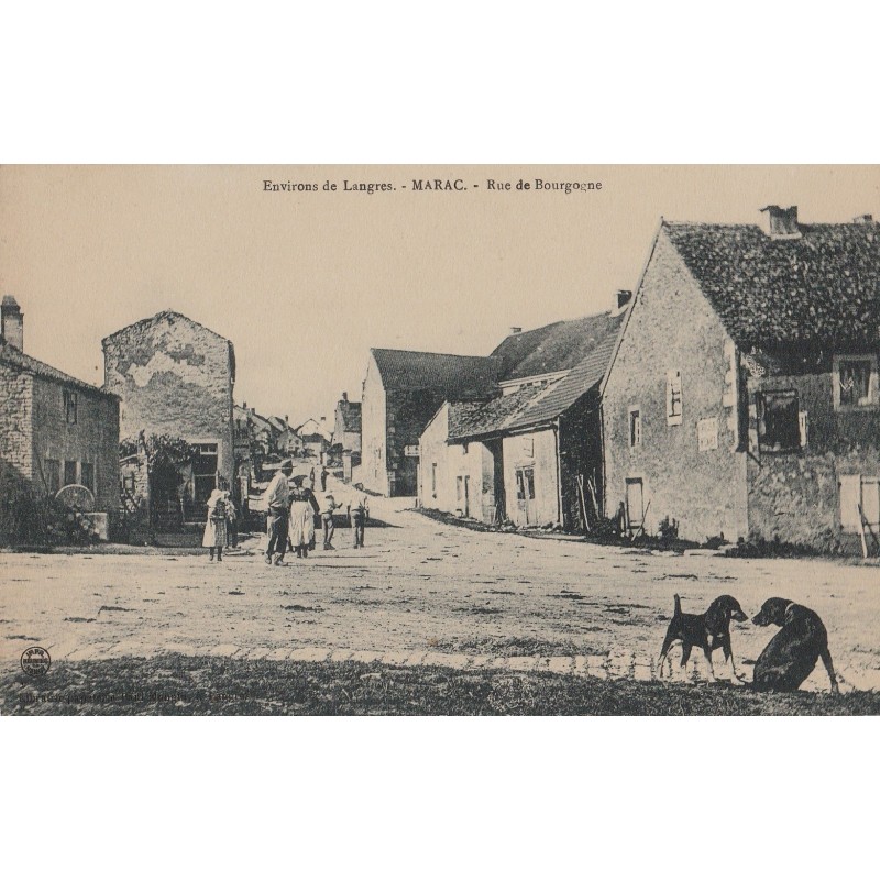 MARAC - RUE DE BOURGOGNE - ANIMATION - CARTE NON CIRCULEE.