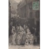 MENDE - PROCESSION TRADITIONNELLE DE LA CONFRERIE DES PENITENTS BLANCS - JEUDI SAINT 1906 - CARTE DATEE DE 1906.