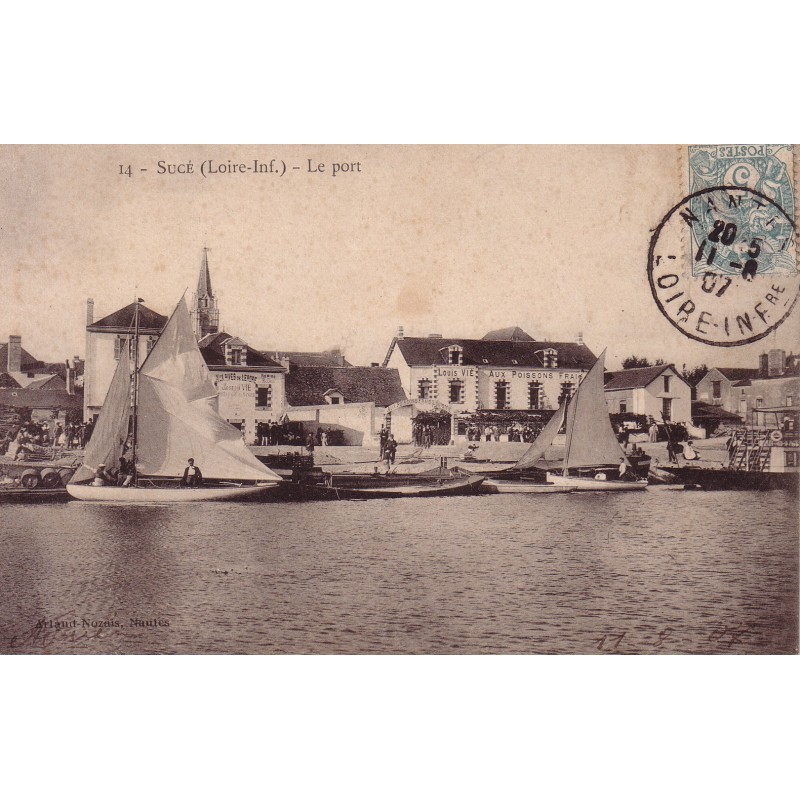 SUCE - LE PORT - CARTE DATEE DE 1907.
