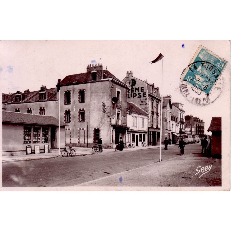 SAINT NAZAIRE - RUE HENRI GAUTIER - CAFE AUX ENFANTS NANTAIS R.LIEVRE - CARTE DATEE DE 1953.