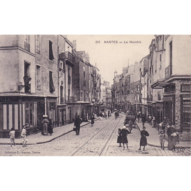 NANTES - LE MARCHIX - ANIMATION - CARTE DATEE DE 1920.