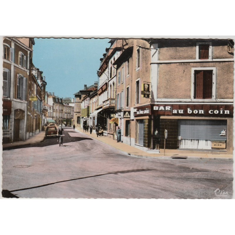 SAINT MIHIEL - RUE DES CARMES - LE BAR AU BON COIN - CARTE DATEE DE 1961.
