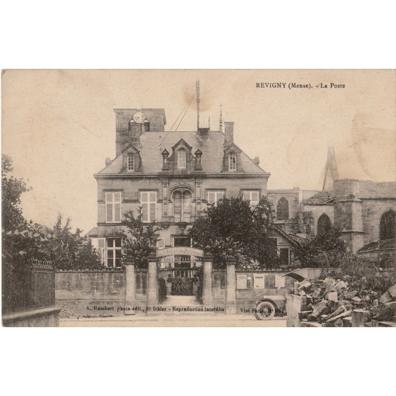 REVIGNY - LA POSTE - CAISSE NATIONALE D'EPARGNE - CARTE DATE DE 1916.