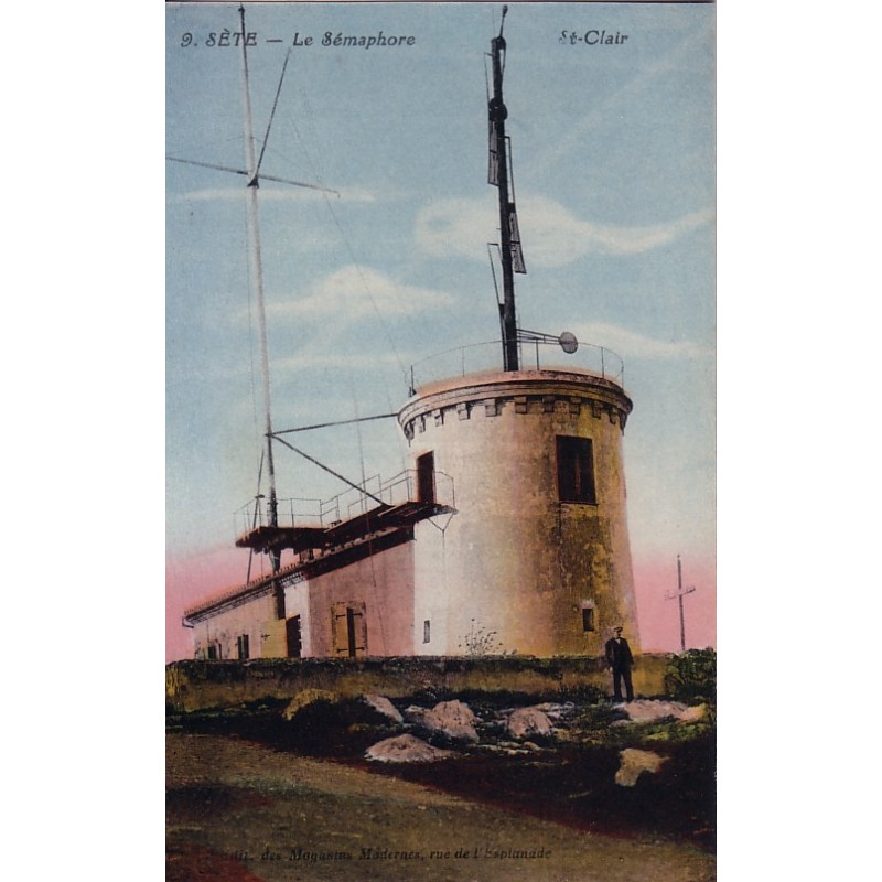 SETE - LE SEMAPHORE - ST CLAIR - CARTE NON CIRCULEE.