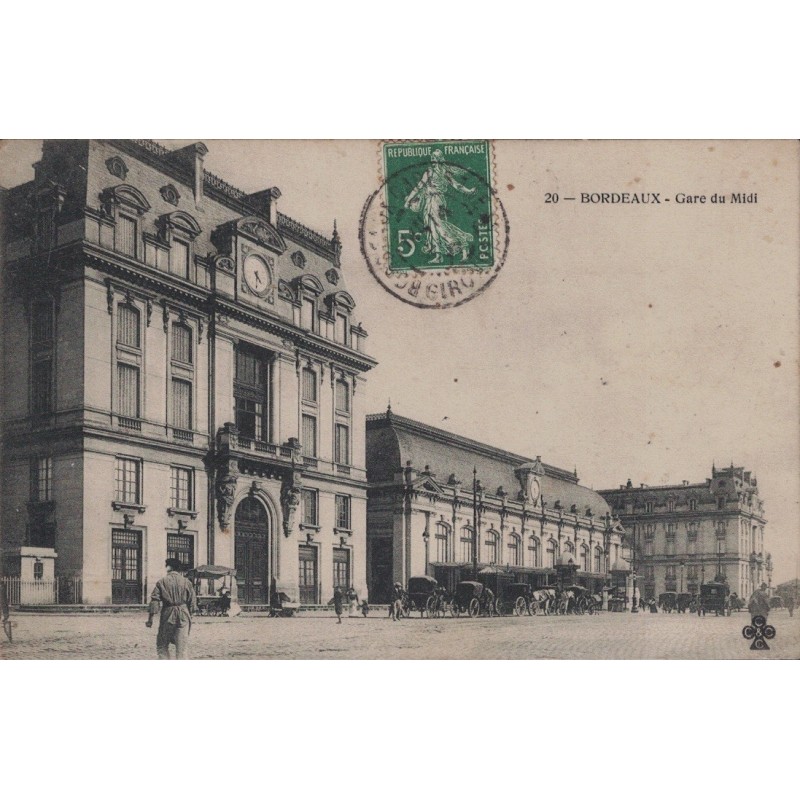 BORDEAUX - GARE DU MIDI - AVEC TEXTE.