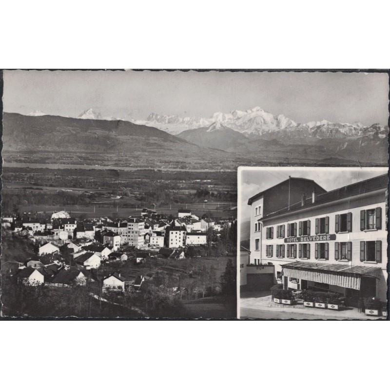 GEX - HOTEL BELVEDERE - CARTE DATEE DE 1955.