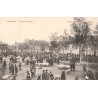 MOULINS - PLACE AUX FOIRES - FOIRE AUX COCHONS - CARTE DATEE DE 1908.