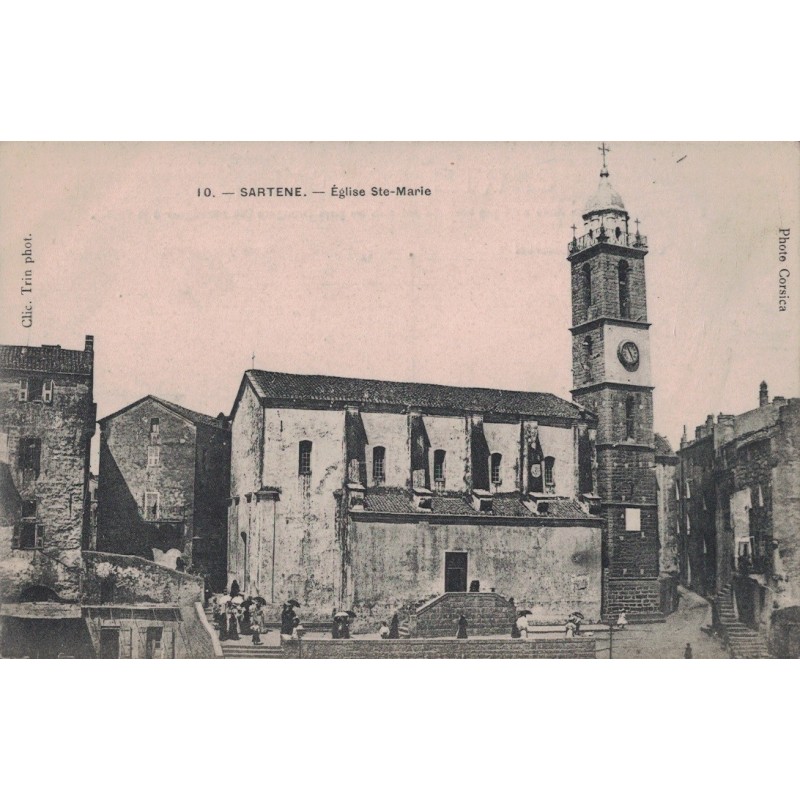 SARTENE - EGLISE STE MARIE -  CARTE NON CIRCULEE.