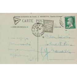 PATRIMONIO - L'EGLISE - CARTE DATEE DE 1924 ET TAXEE.