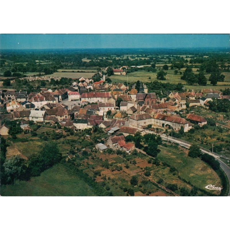 CHAILLAC - VUE GENERALE AERIENNE - CARTE DATEE DE 1990.