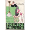 CHAOURCE - PHILIPS - PHILILITE - LE DIFFUSEUR - PUB ANDRE LACROIX ELECTRICIEN - CHAOURCE - AUBE - CARTE NON CIRCULEE.