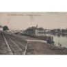 CHALON SUR SAONE - L'HOPITAL - PONT ET PORT - CARTE COLORISEE DATEE DE 1907.