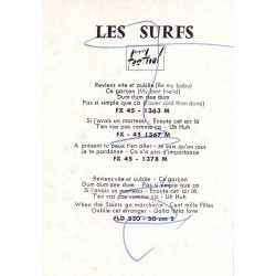 LES SURFS - GROUPE VOCAL MALGACHE DES ANNEE YE YE.