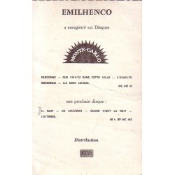 EMILHECO (1938-....) - COMPOSITEUR ET CHANTEUR FRANCAIS.