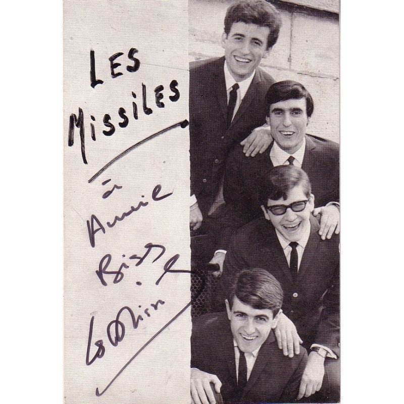 LES MISSILES - GROUPE DE CHANTEUR FRANCAIS   DES ANNEES 1960.