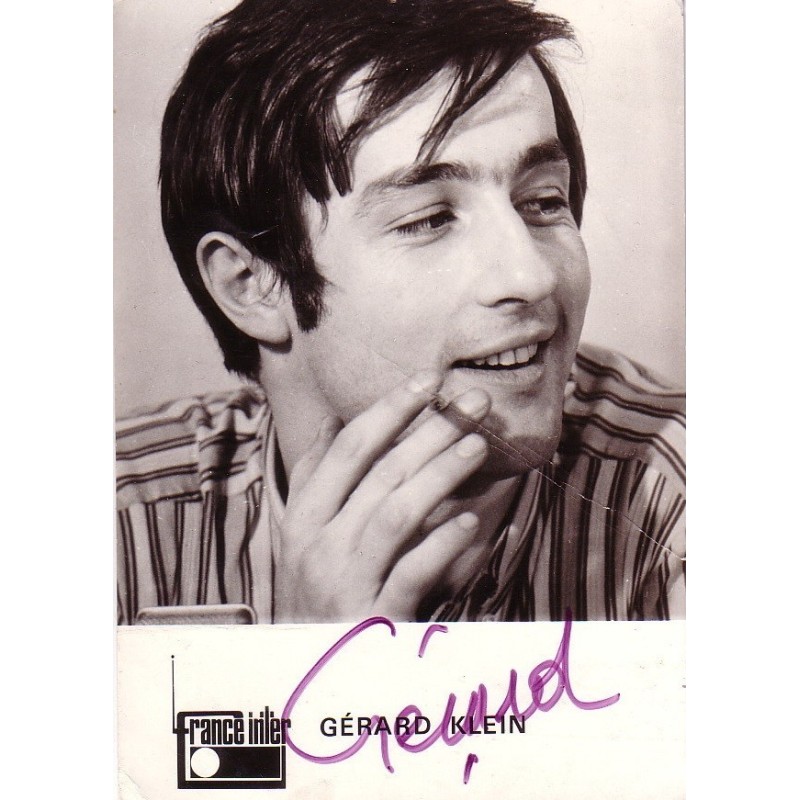 GERARD KLEIN - PRODUCTEUR - ANIMATEUR - CHANTEUR - PRESENTATEUR.