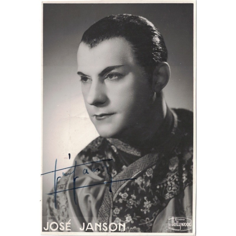 JOSE JANSON (1904-1967) - ARTISTE LYRIQUE - TENOR.