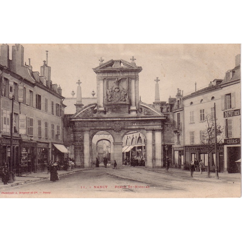 NANCY - PORTE ST NICOLAS - CARTE POSTALE NEUVE.